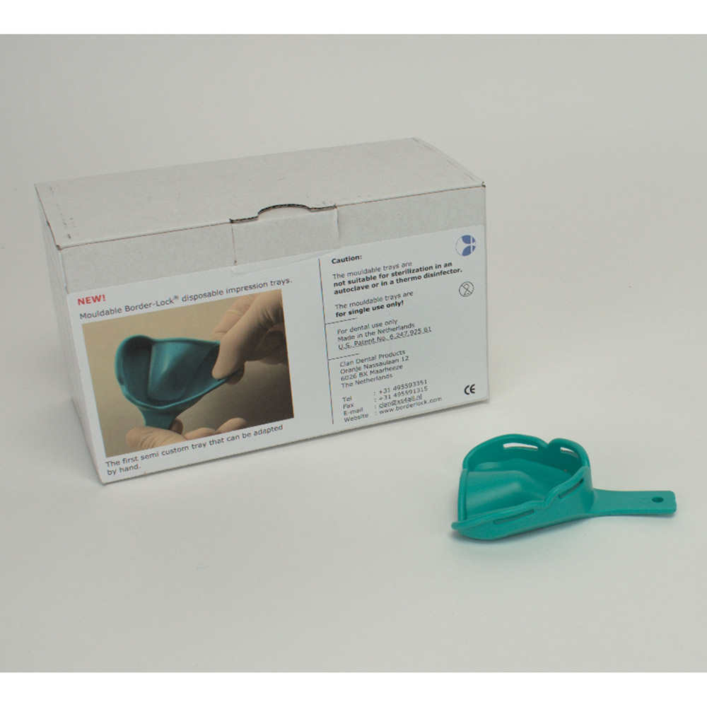 Abdrucklöffel Border-Lock verformbar bezahnt OK43, 10 Stück