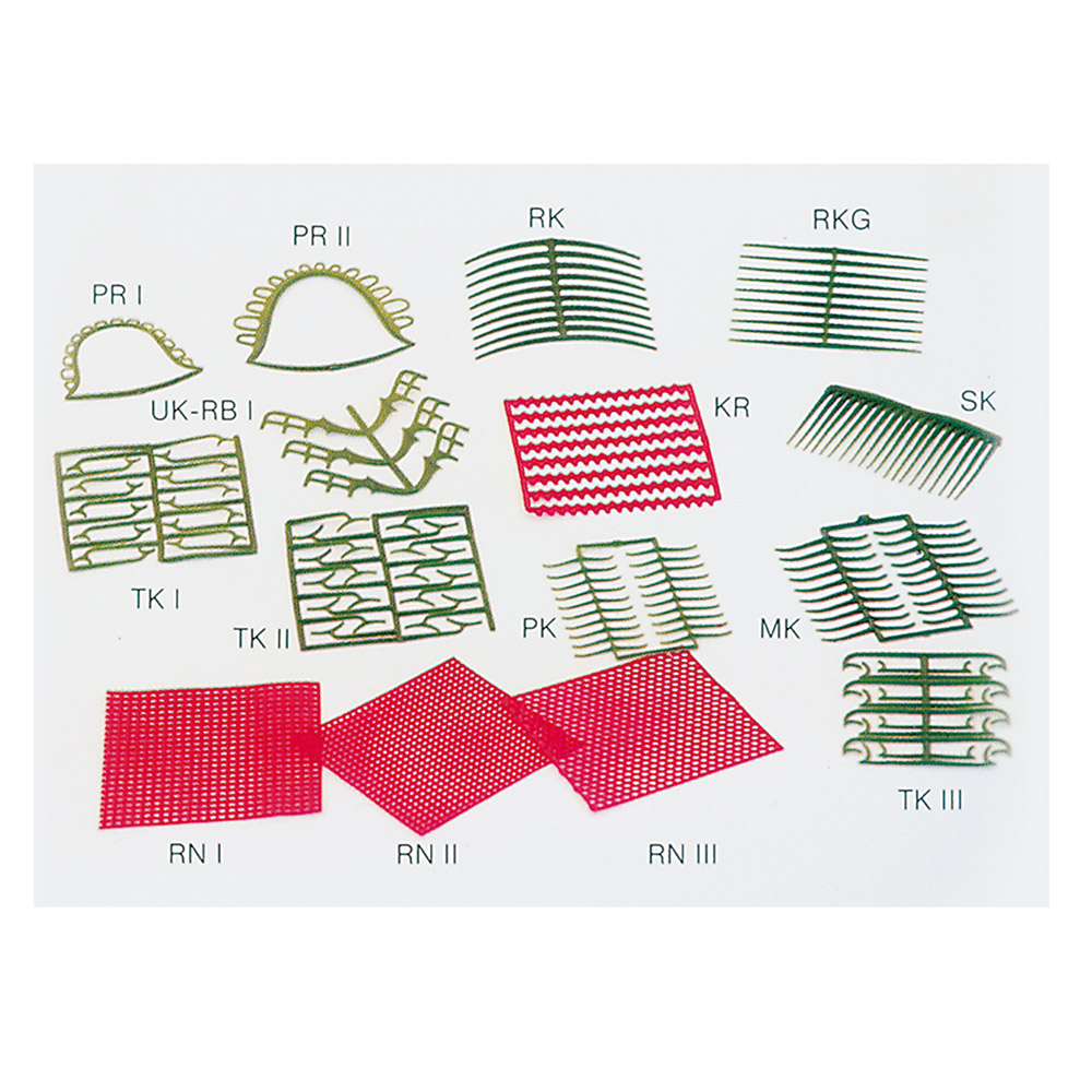 Wachsschablonen Molarenklammer MK, 200 Stück