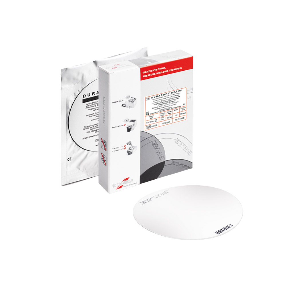 Durasoft pd Tiefziehfolie 125 x 2,50 mm, 10 Stück