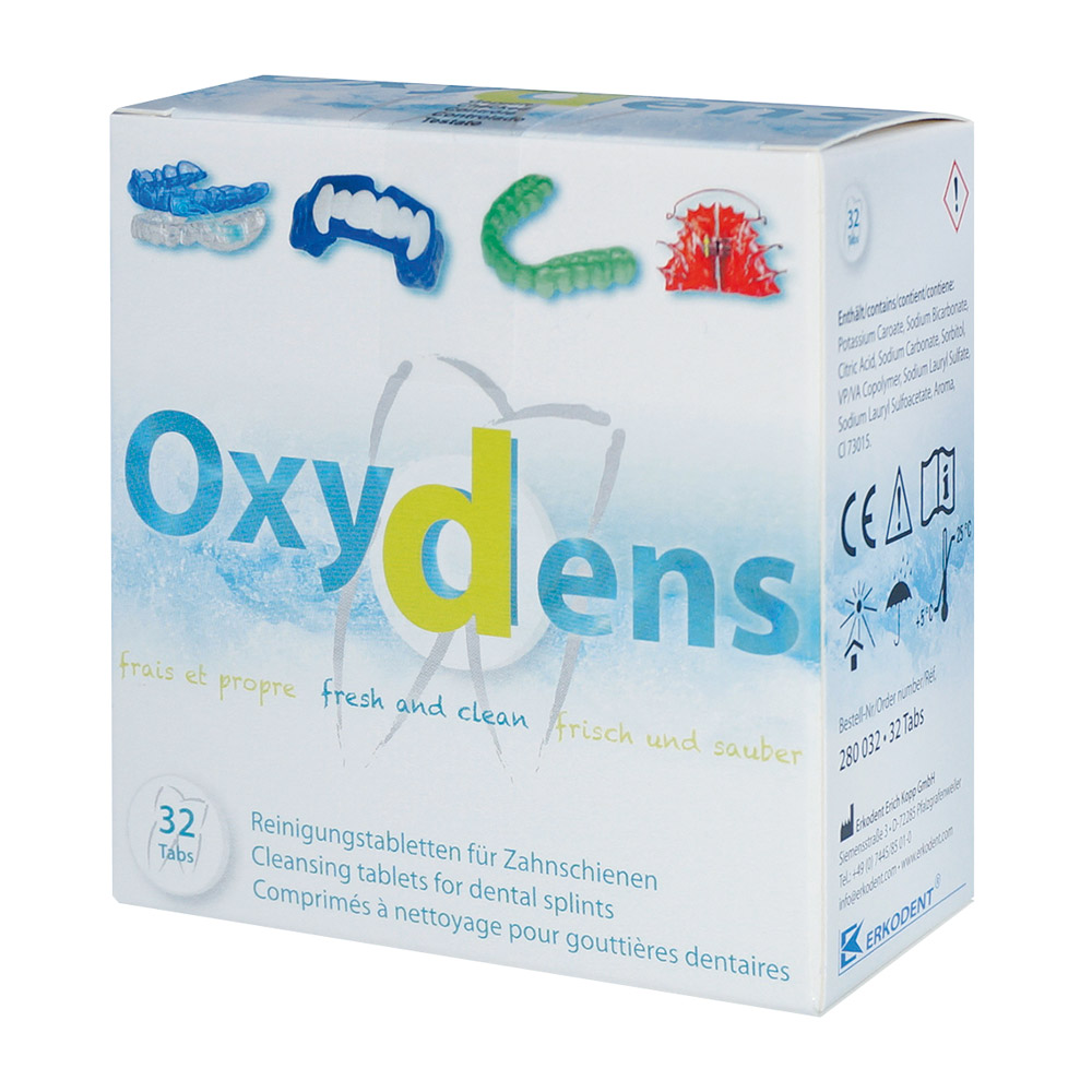 Oxydens Reinigungstabletten, Packung