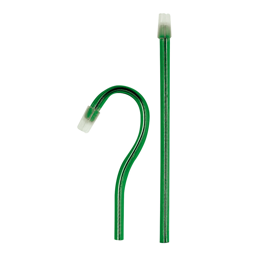 Speichelsauger flexibel grün, 100 Stück