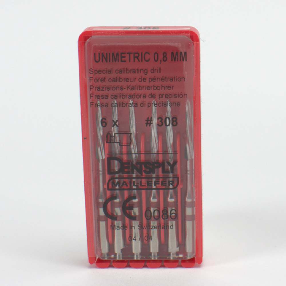 Unimetric 213 308 Kalibrierbohrer, 6 Stück