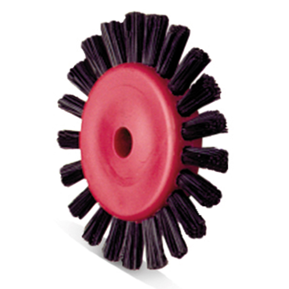 Polierbürste Kunststoffkern 1-reihig 45 mm, 12 Stück