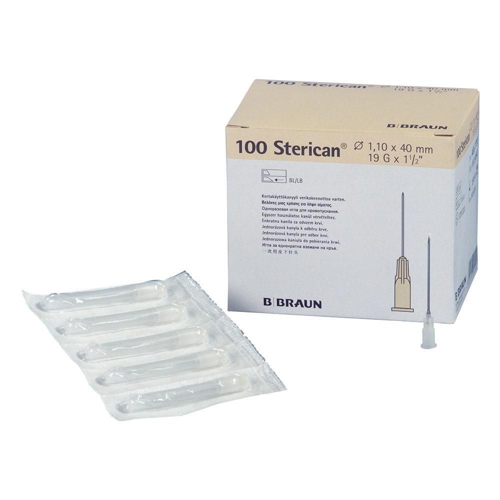 Sterican Einmalkanülen G19 1,10 x 40 mm, 100 Stück