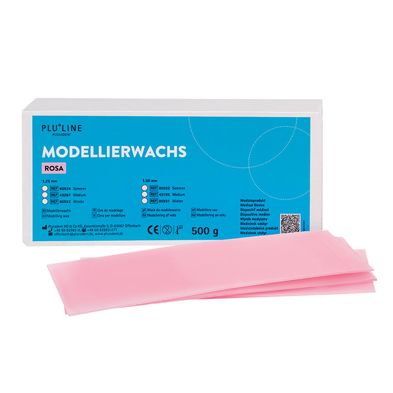 PLULINE Modellierwachs Sommer 1,25 mm, 500 g Packung