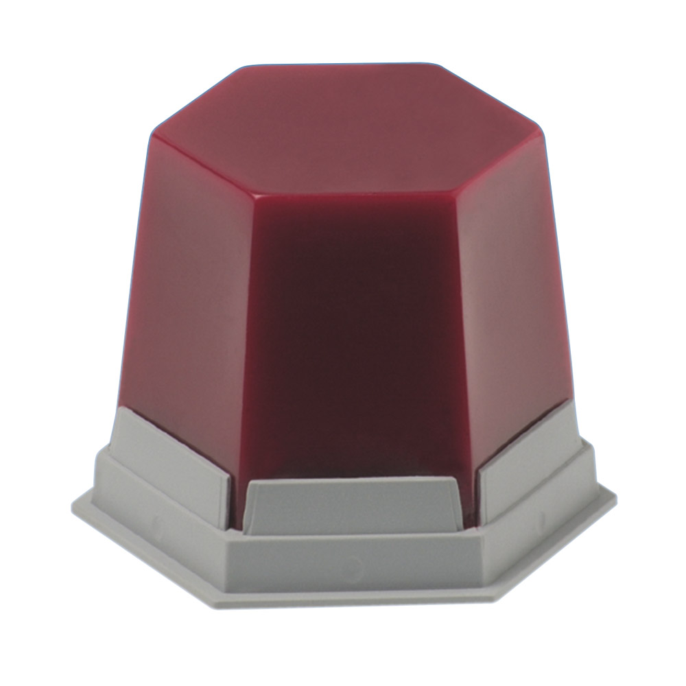 GEO Unterziehwachs rot-transparent, 75 g