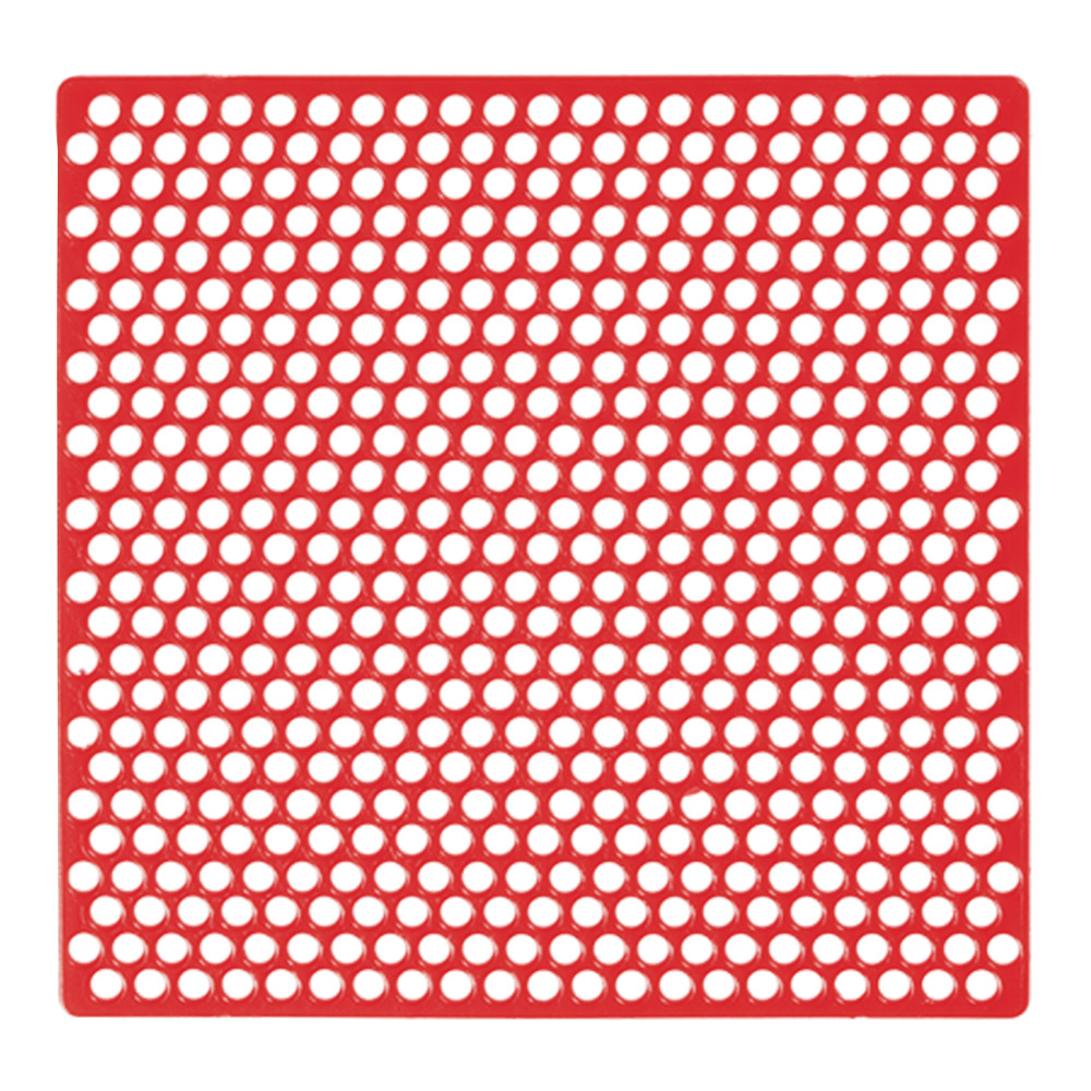 Rundlochgitter rot 71 x 70 mm, 20 Stück