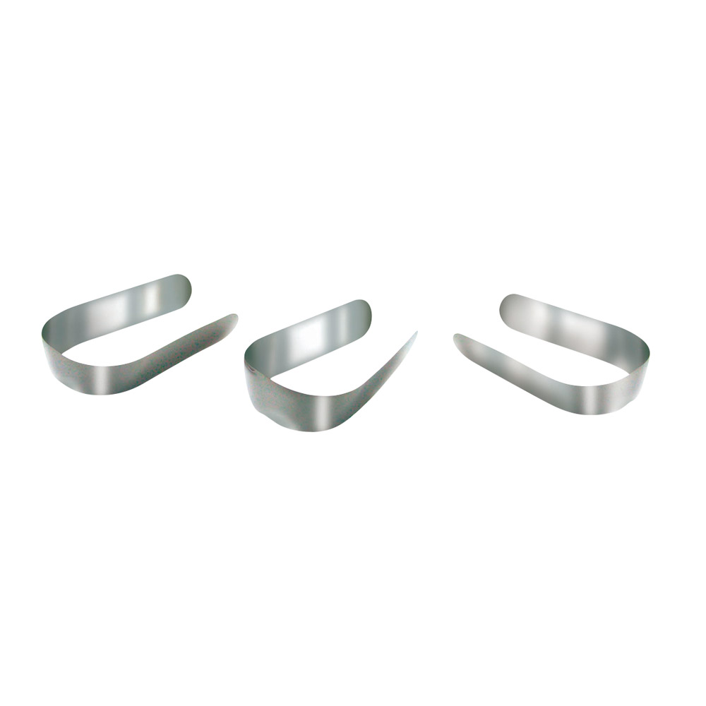 Matrizen bombiert 0,025/6,3 mm bleitot, 30 Stück