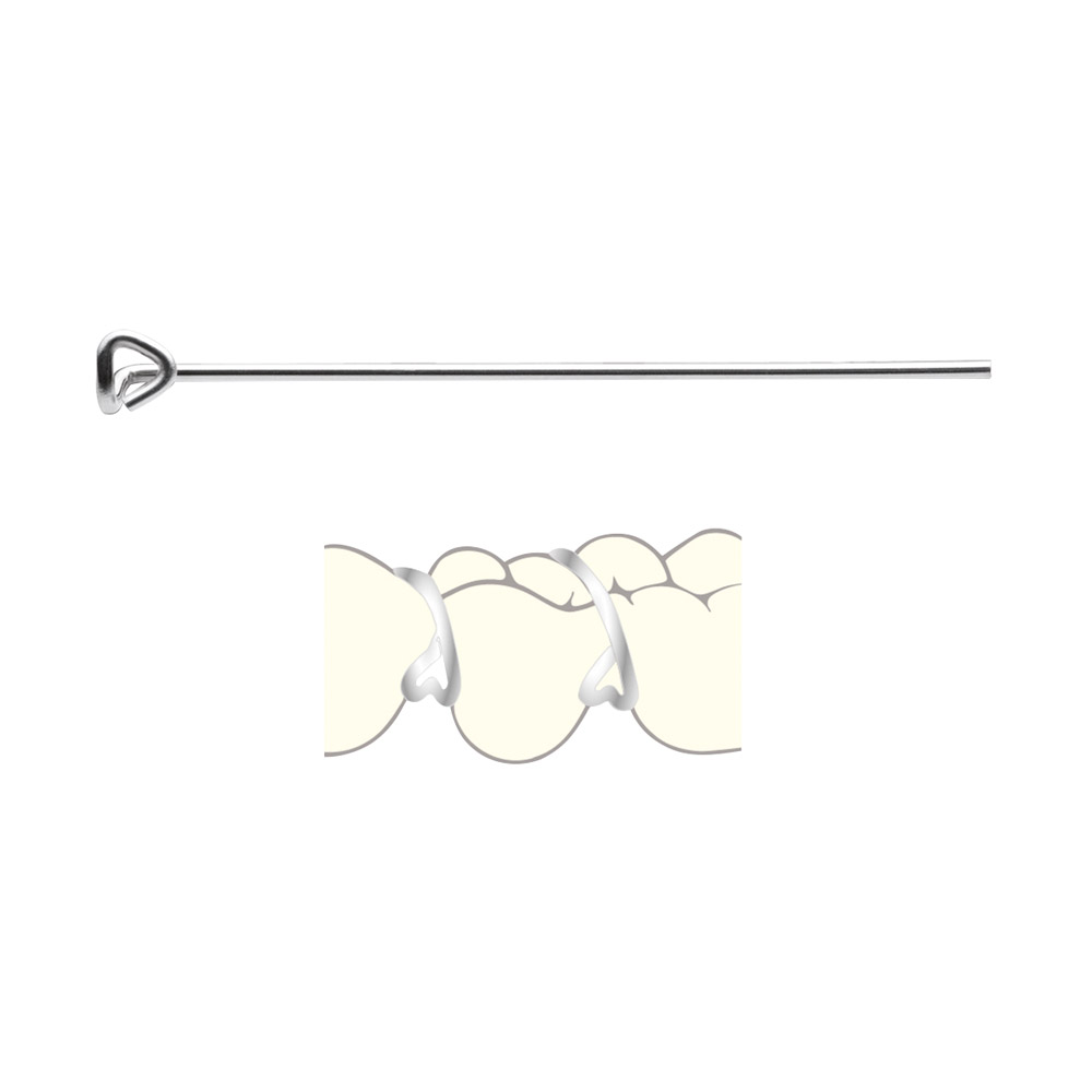 Dreiecksklammern 0,70 mm, 100 Stück