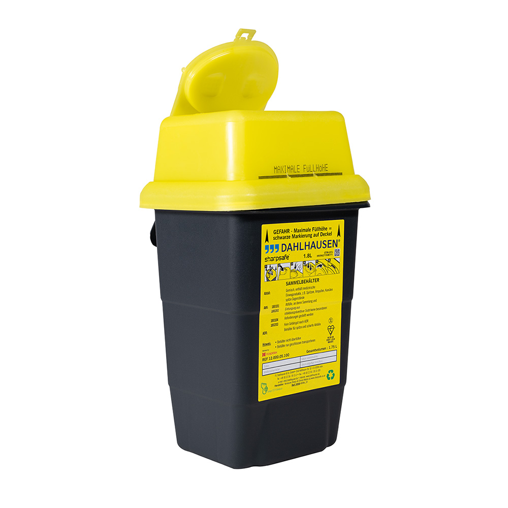 Sharpsafe 1,8 L Abwurfbehälter, Stück