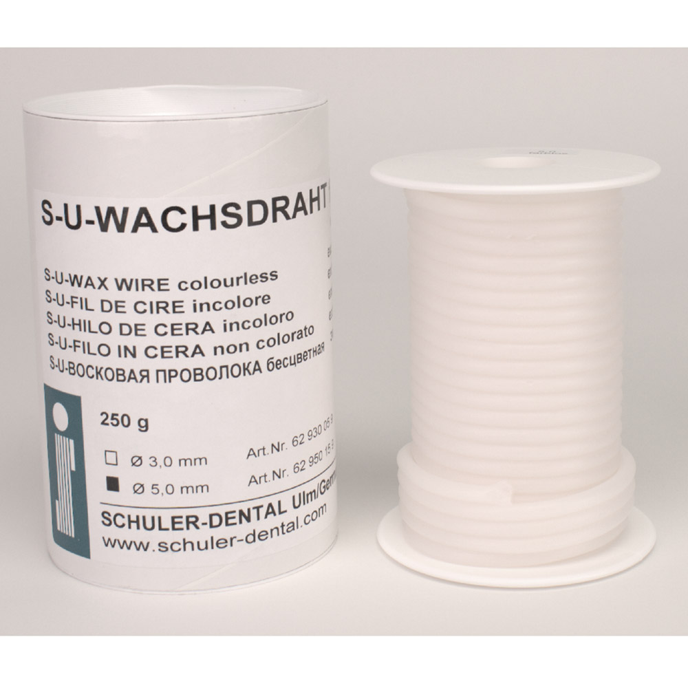 Wachsdraht 5,0 mm farblos 250 g