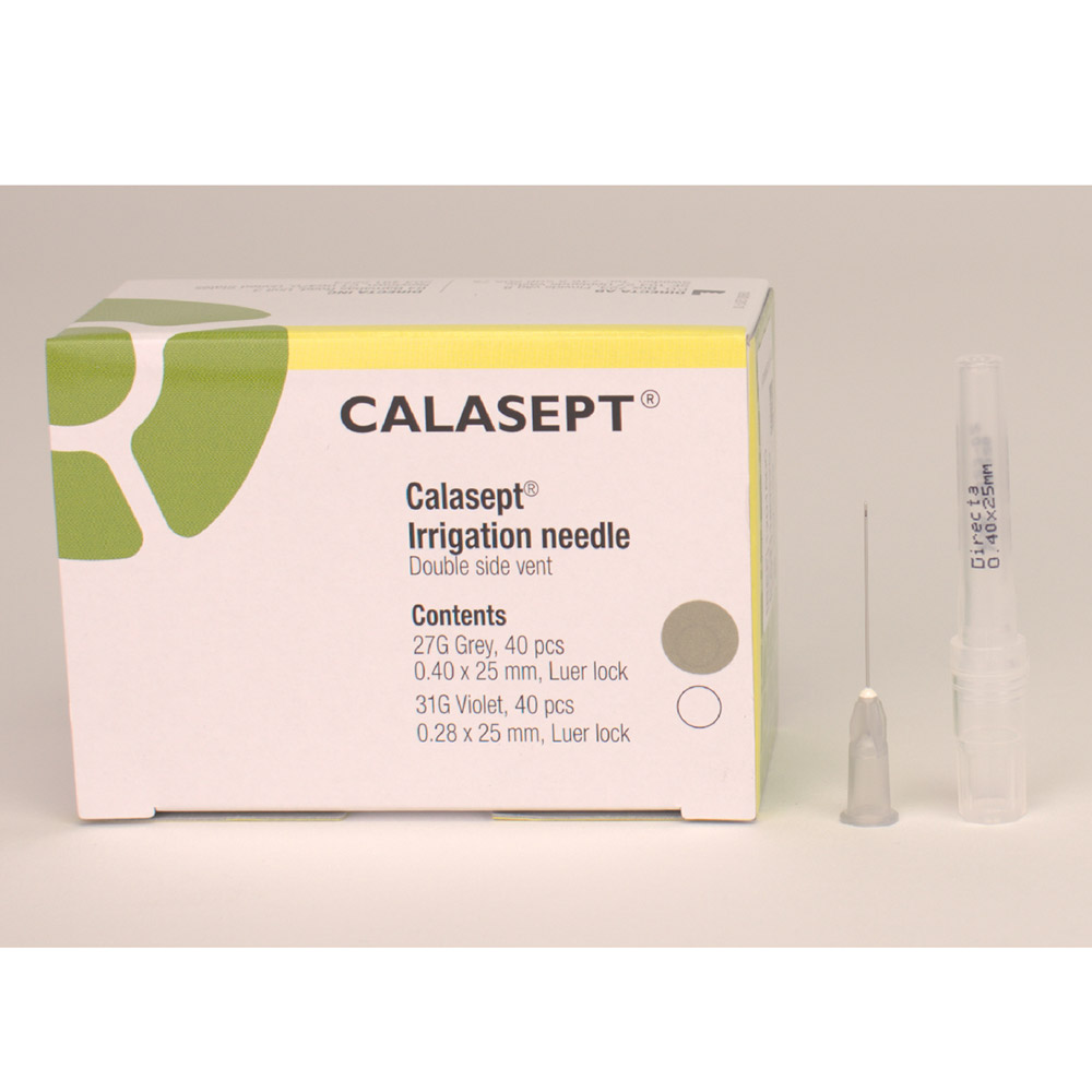 Calasept Spülkanüle 27G grau, 25 Stück