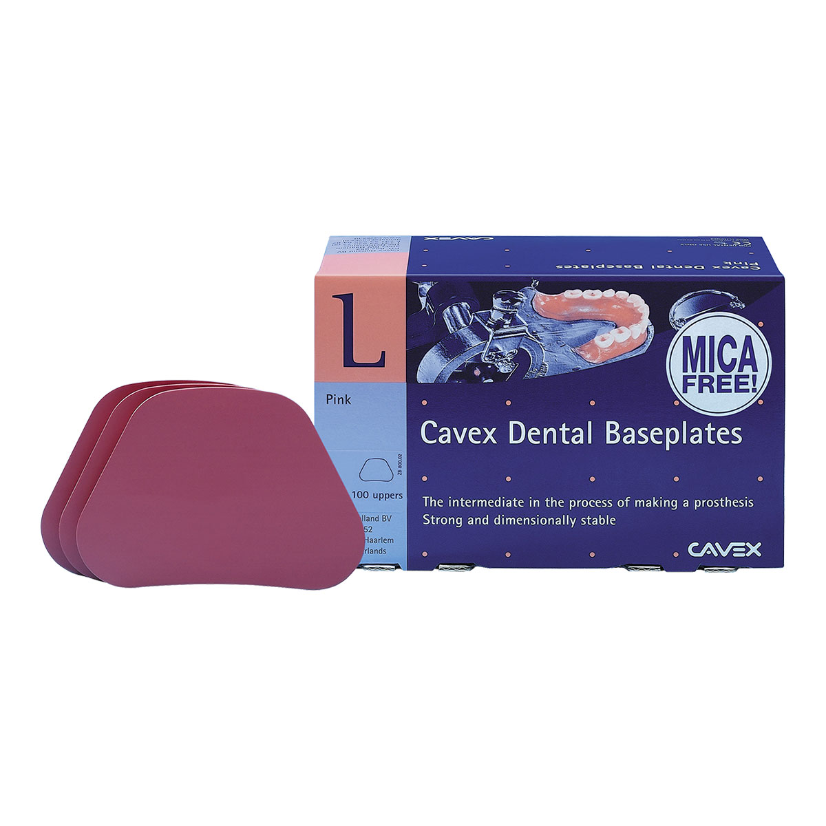 Basisplatten Cavex OK mica-free, 100 Stück