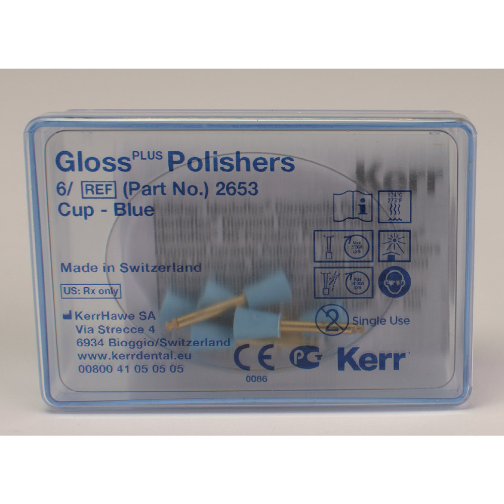 Gloss plus Polierer Kelch, 6 Stück