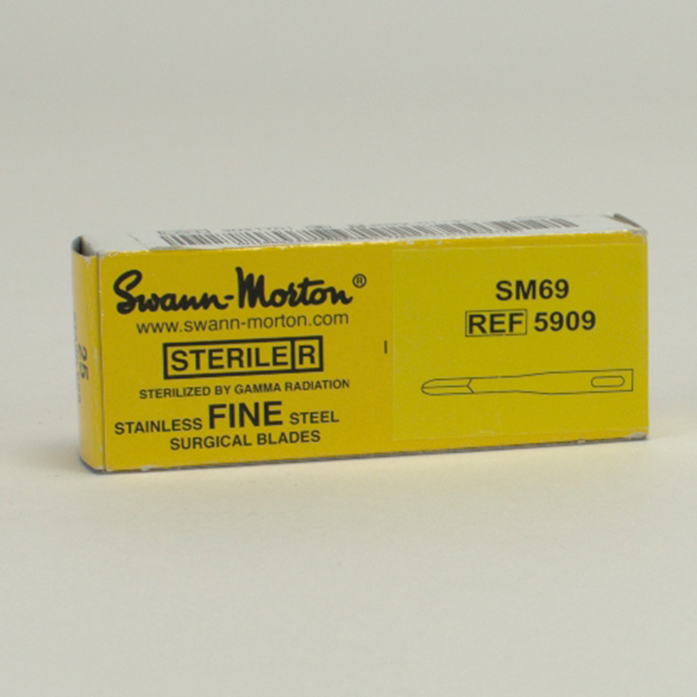 Skalpellklingen Swann Morton 69 steril, 25 Stück