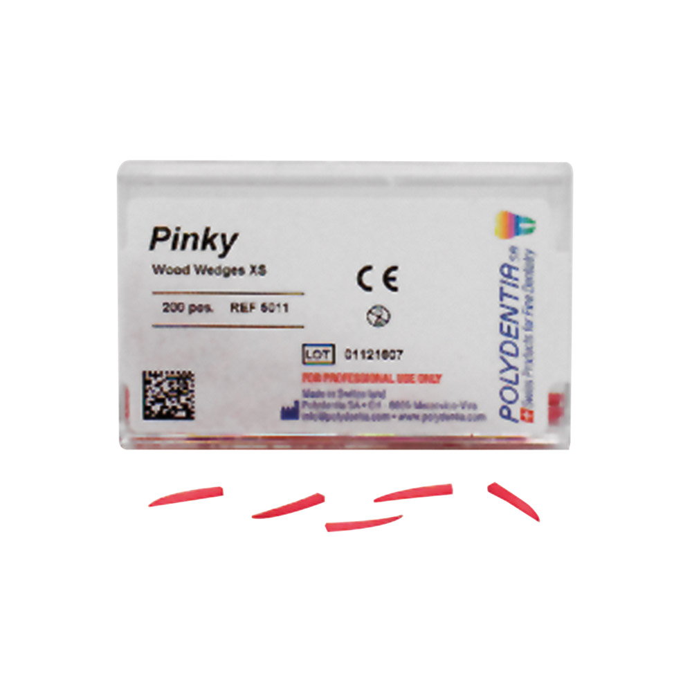 Interdentalkeile Holz pink 11 mm, 200 Stück