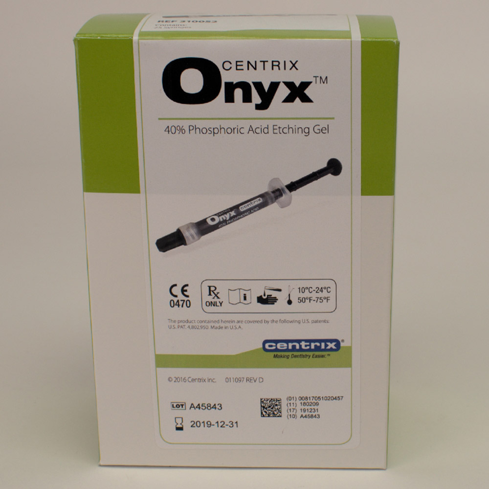 Onyx black Etch, 25 x 1,5 g Spritzen Packung