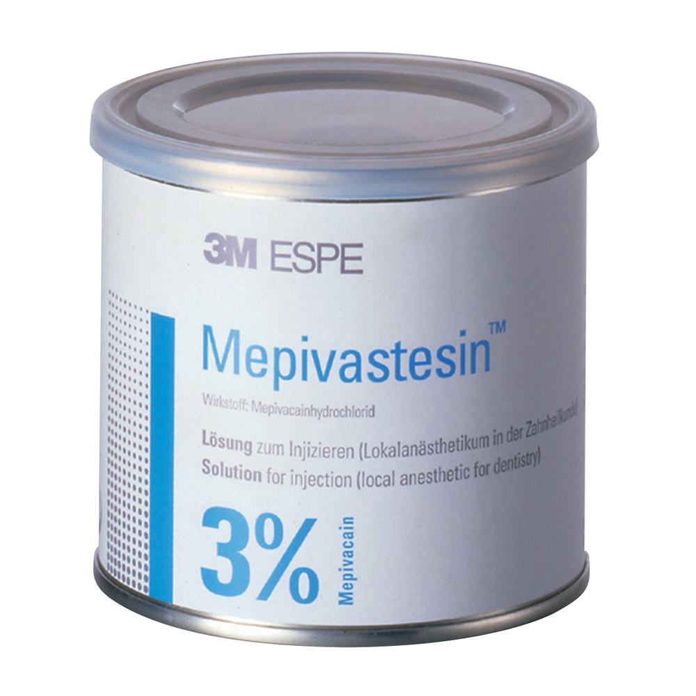 Mepivastesin Zylinderampullen, 50 Stück