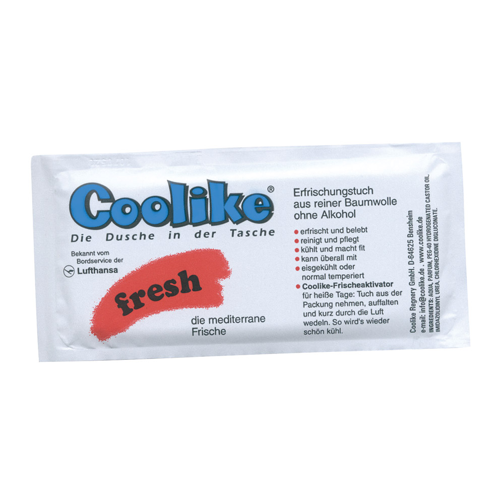 Erfrischungstücher fresh, 50 Stück Packung