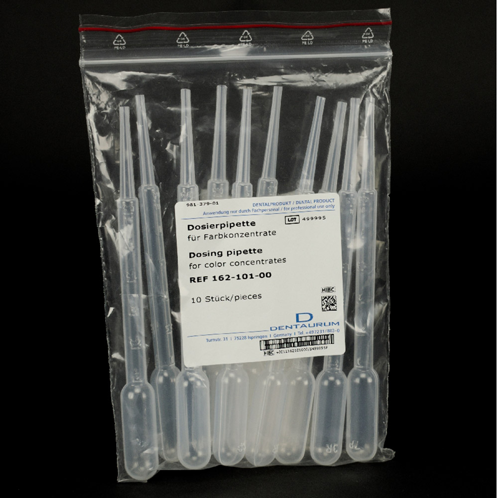 Dosierpipette für Farbkonzentrat, 10 Stück