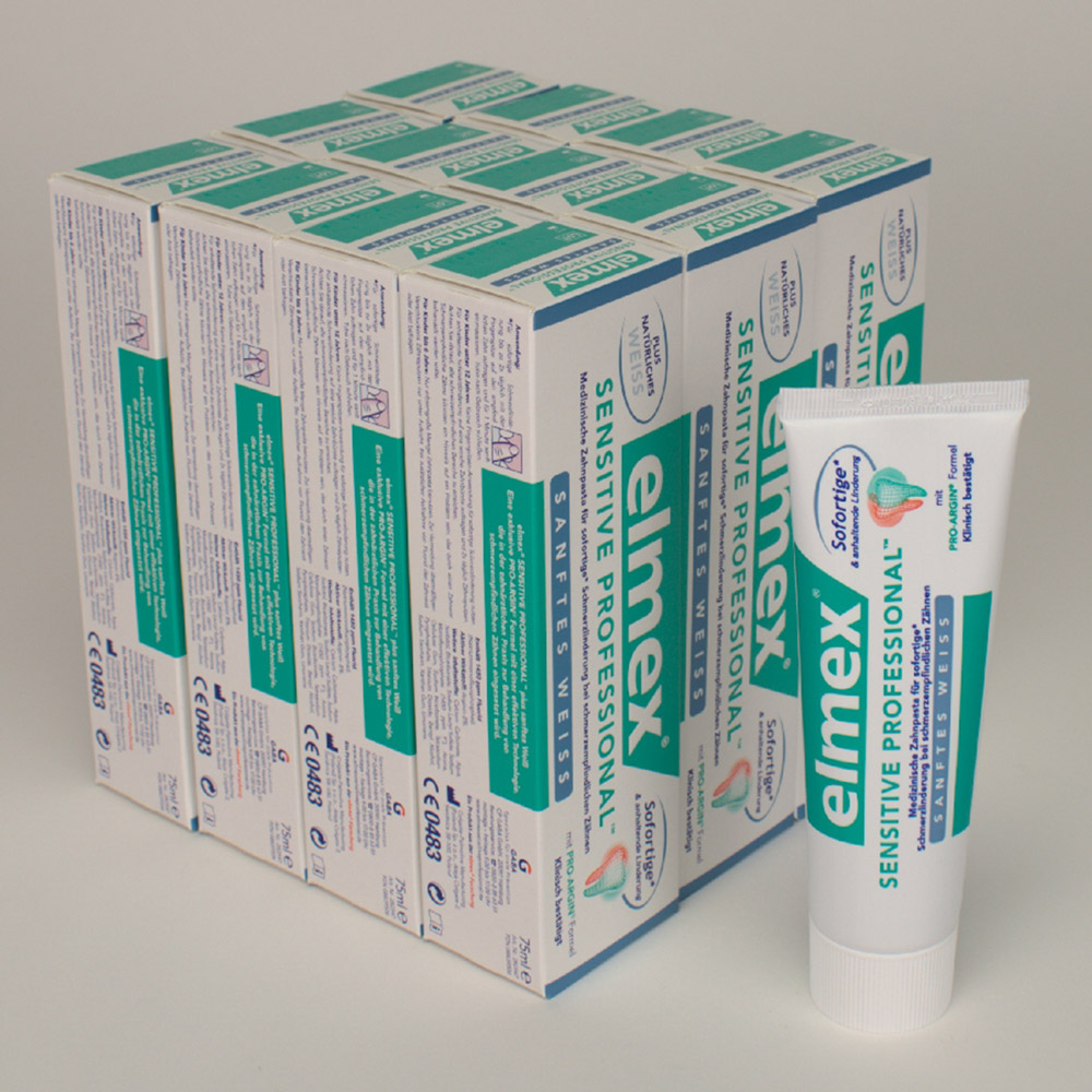 Elmex Sensitive Professional plus, 12 x 75 ml