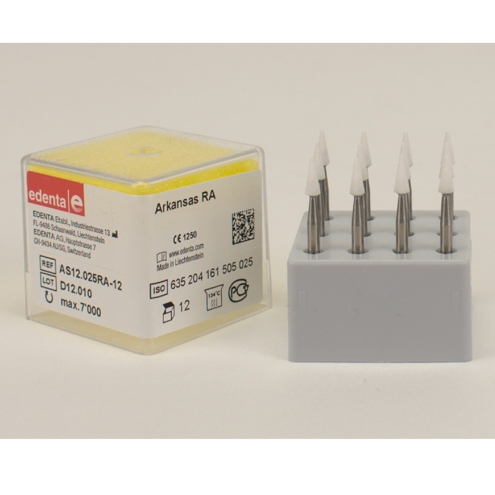 Arkansas Stein Wst AS 12 025 extrafein weiß, 12 Stück