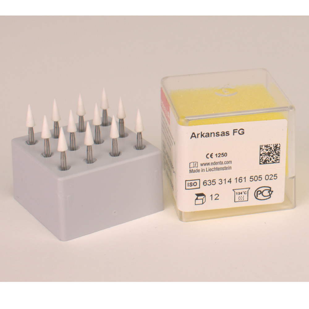 Arkansas Stein FG AS 02 025 extrafein weiß, 12 Stück