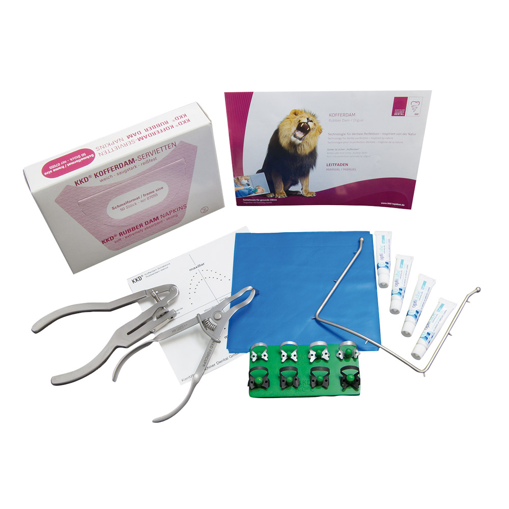 Kofferdam Tri-Color, Starter-Kit