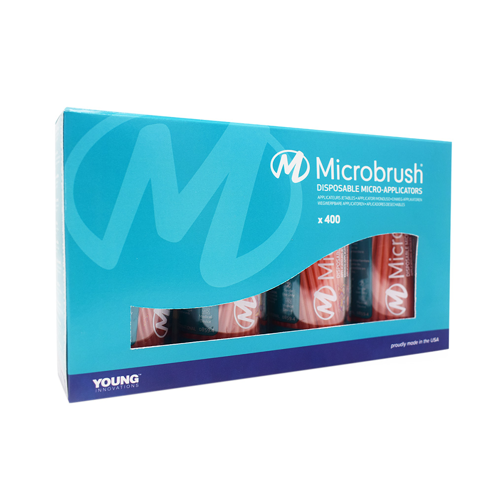Microbrush Applikatoren regular orange, 400 Stück