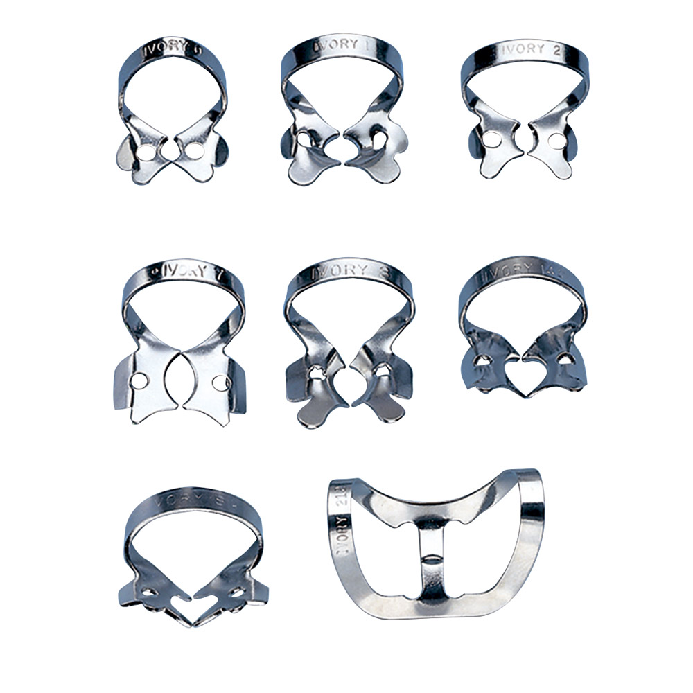 Kofferdam Klammer Ivory Nr. 14A, Stück