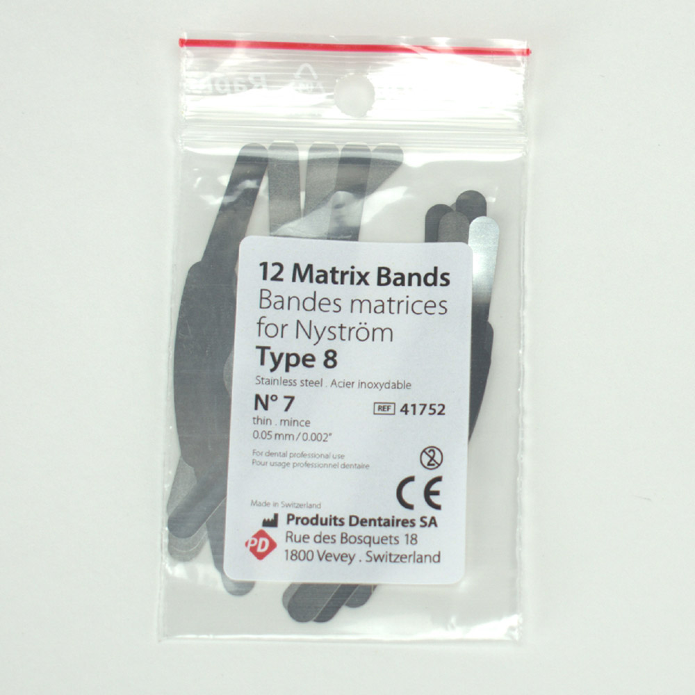 Matrizen P.D. Nr. 7 thin, 12 Stück