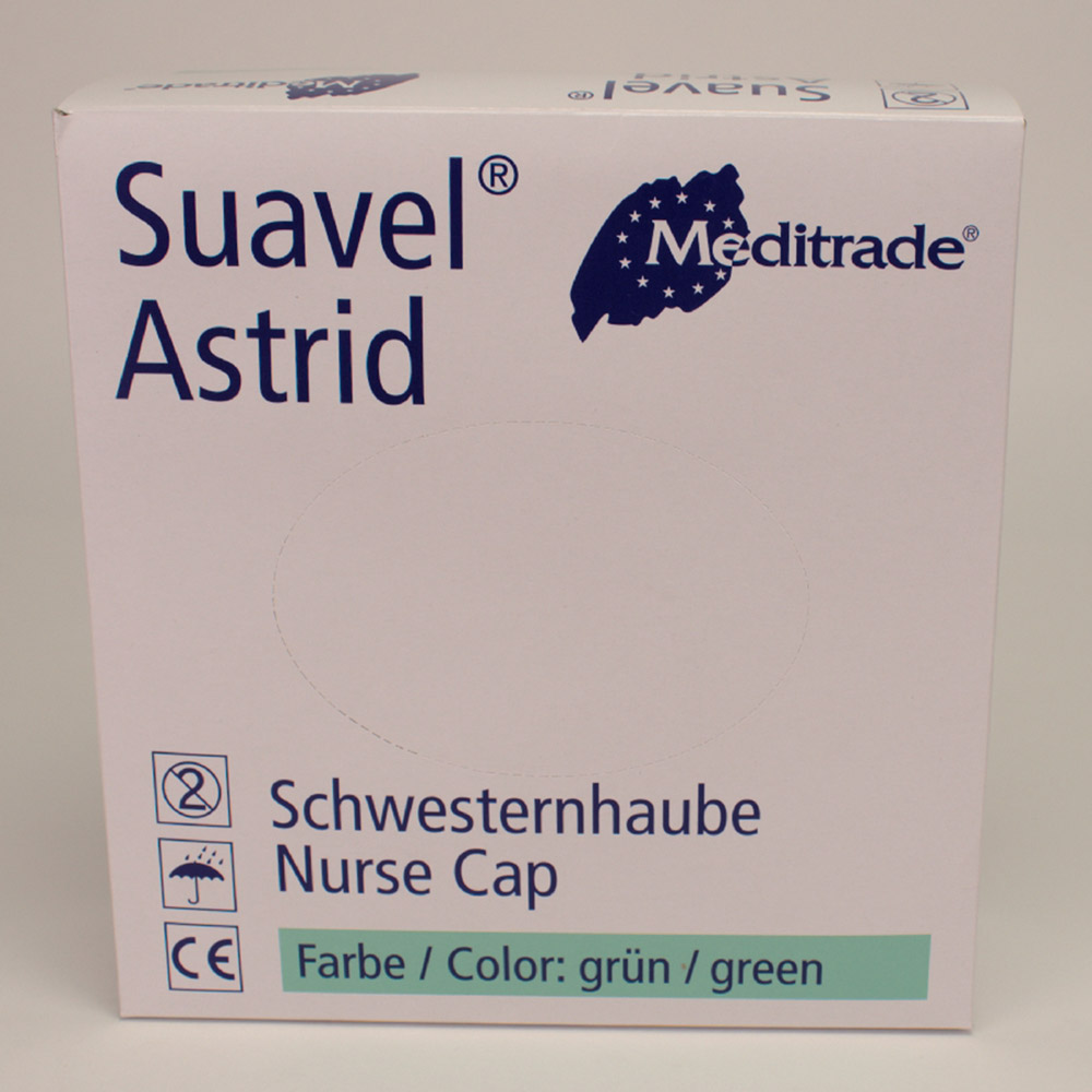 OP-Haube Bouffant grün, 100 Stück