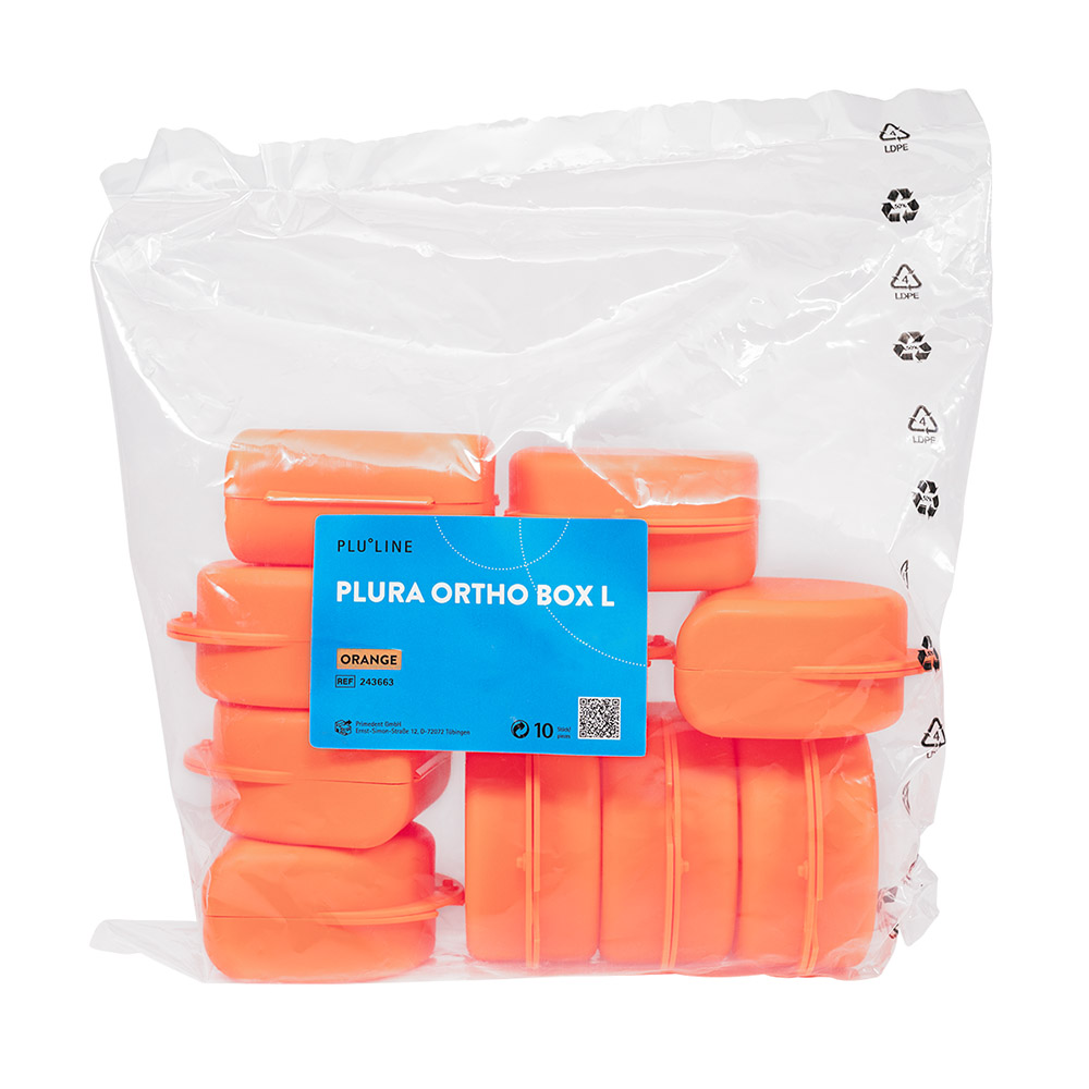 Plura-Ortho-Box L orange, 10 Stück