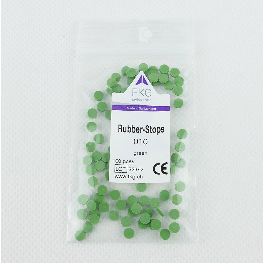 Silikonstopper FKG grün, 100 Stück