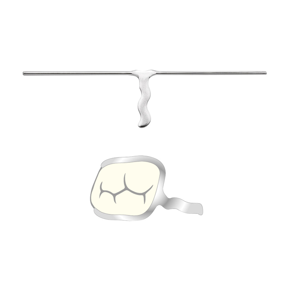 Klammerkreuze O 0,90 mm, 10 Stück