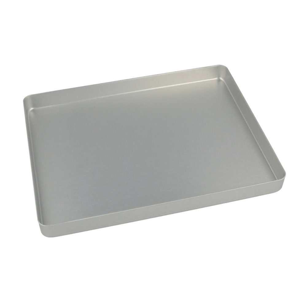 Tray Alu-Boden ungelocht mini 18 x 14 cm silber, Stück