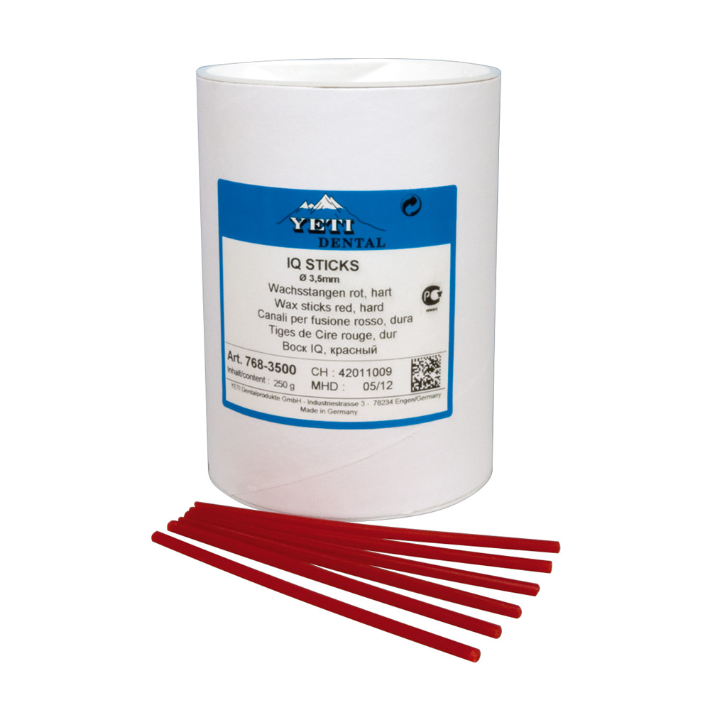IQ Sticks hård rund 4,0 mm rød, 250 g