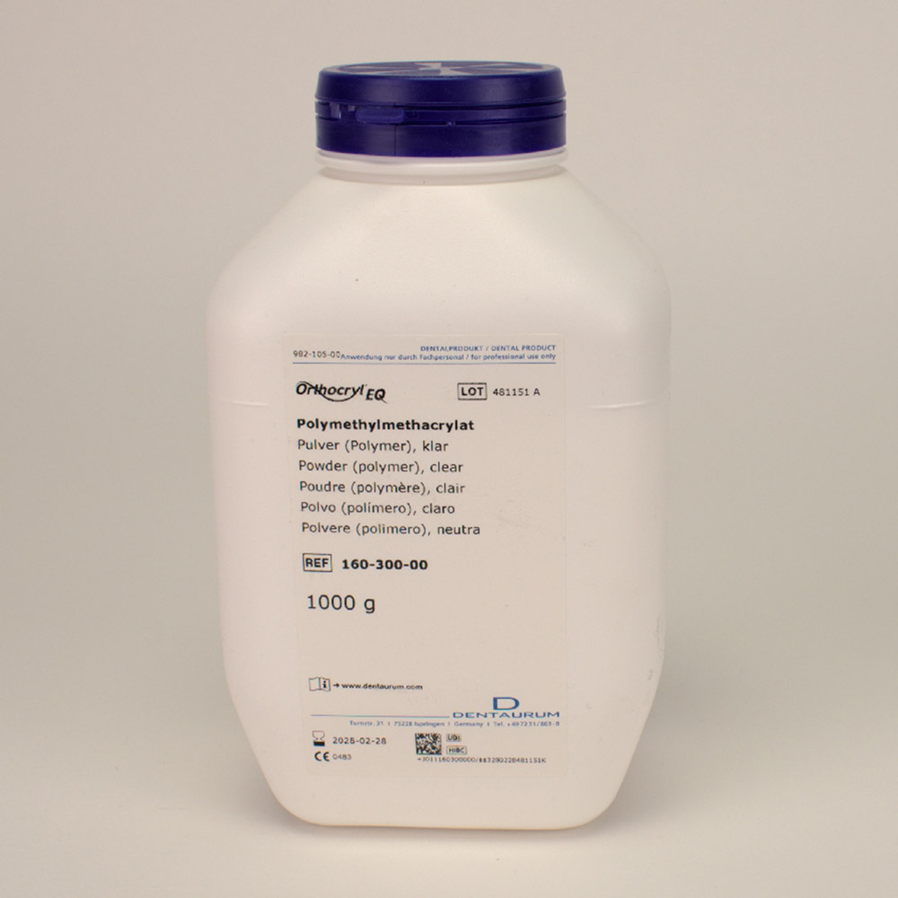 Orthocryl EQ pulver klar, 1 kg