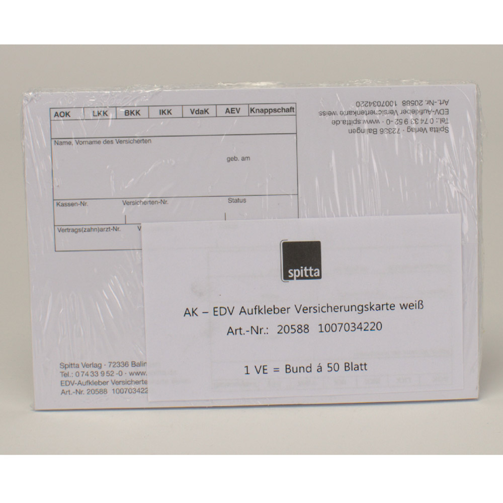 Adresseetiketter EDV ifølge KVK selvklæbende 90 x 52 mm hvide, pakke