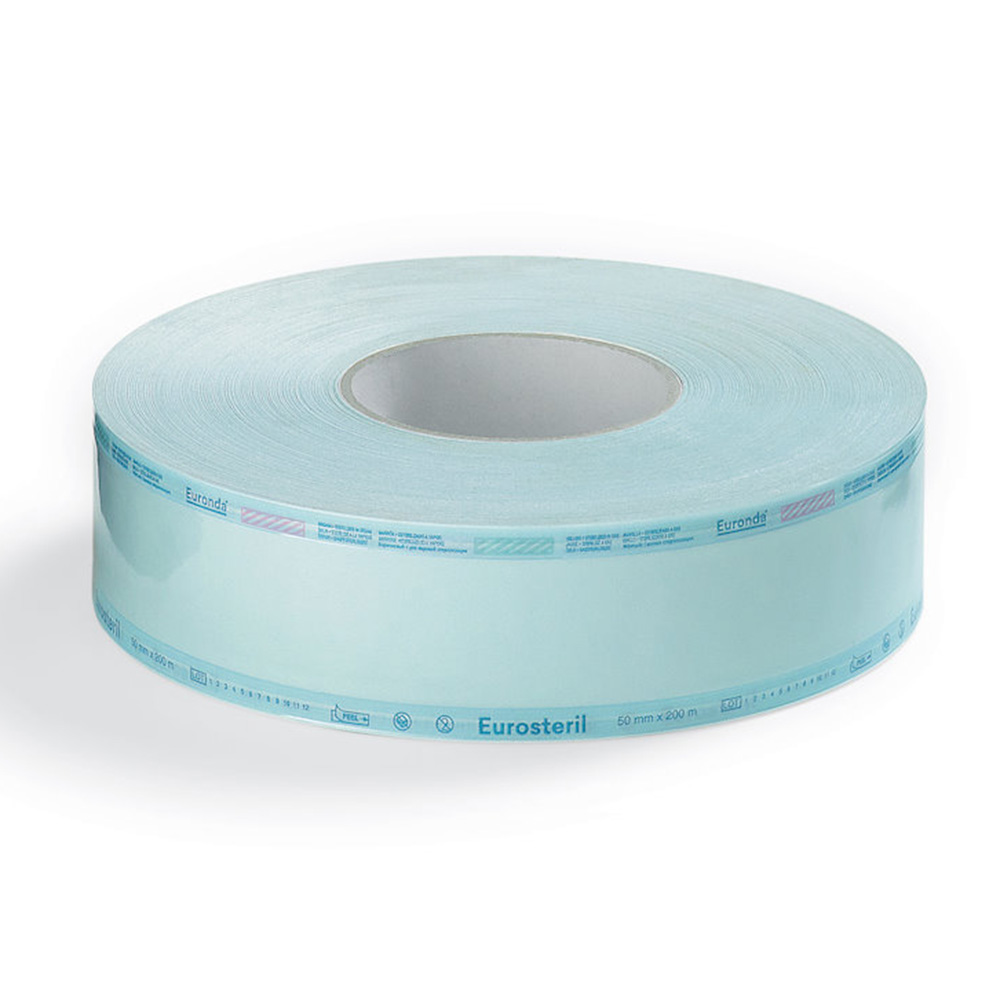 Sterilisationsfolie 5,0 cm, 200 m rulle