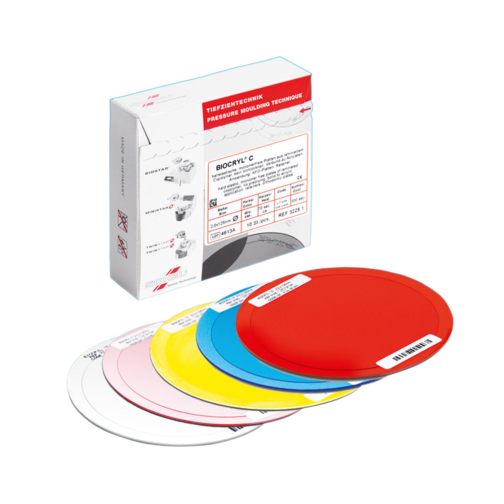 Biocryl C 125 x 3,00 mm klar, 10 stk.