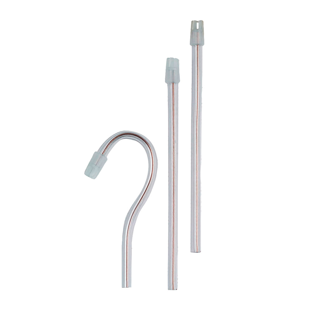 Fleksible, gennemsigtige spytopsugere 150 mm, 100 stk.