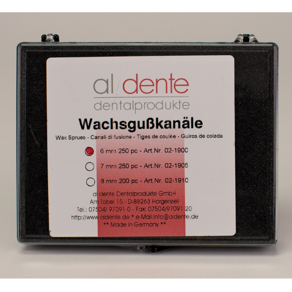 Støbestænger med reservoir 6 mm, 250 stk.