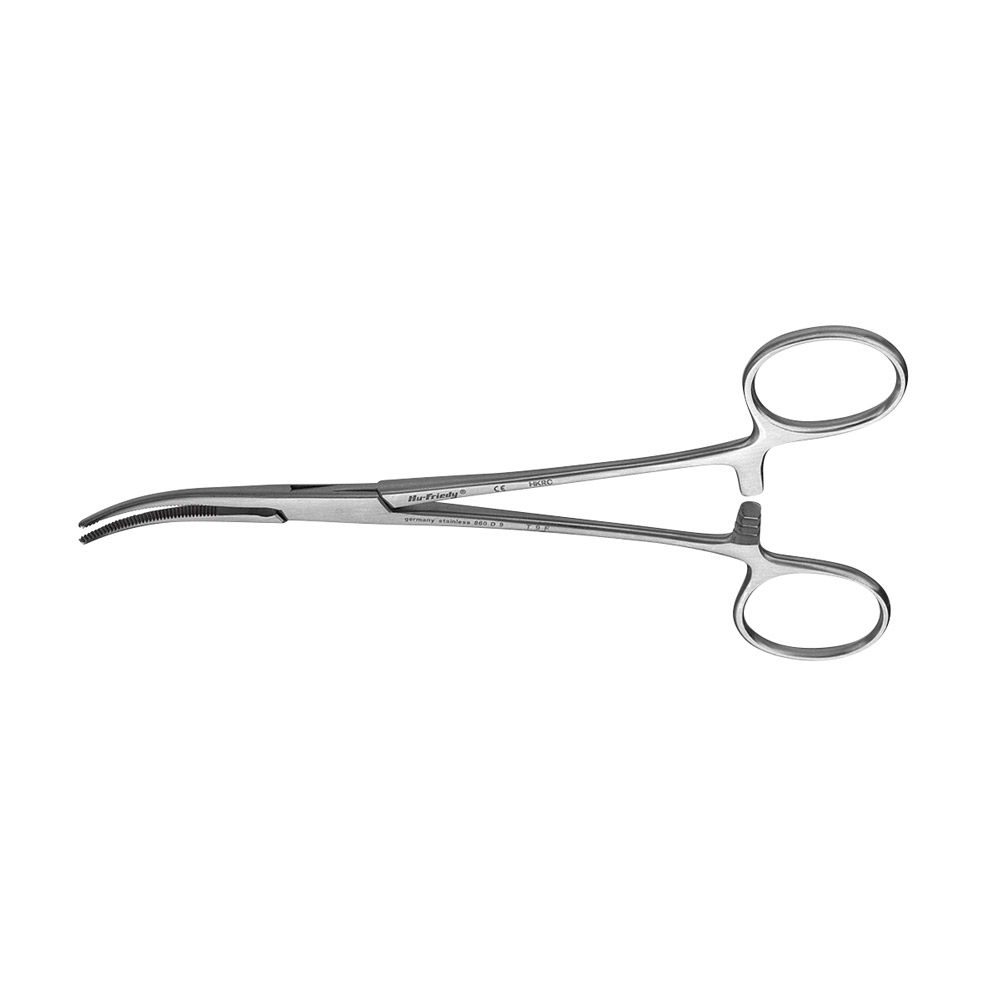 Arterieklemme Kelly 16,0 cm buet, stk.