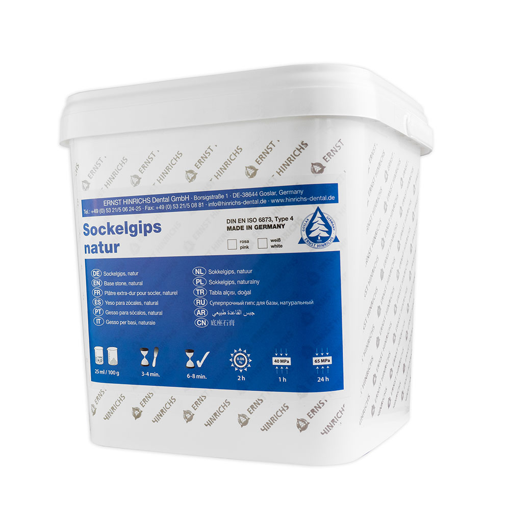 Sockelgips hvid, 10 kg spand
