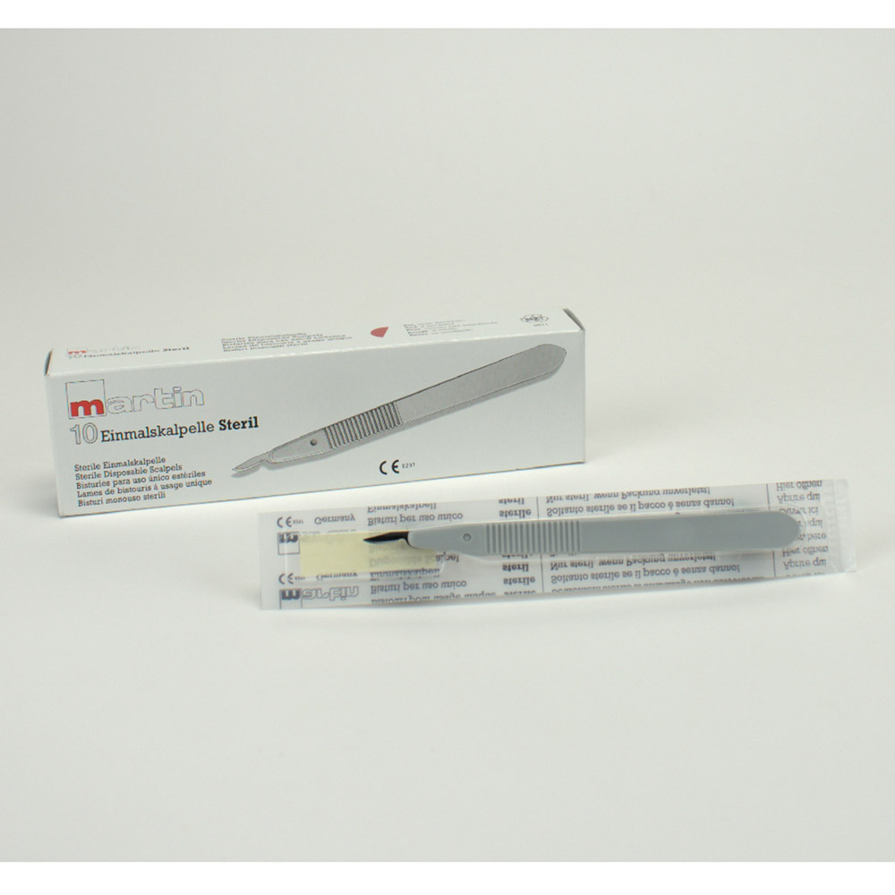 Engangsskalpeller Martin figur 15C, pakke
