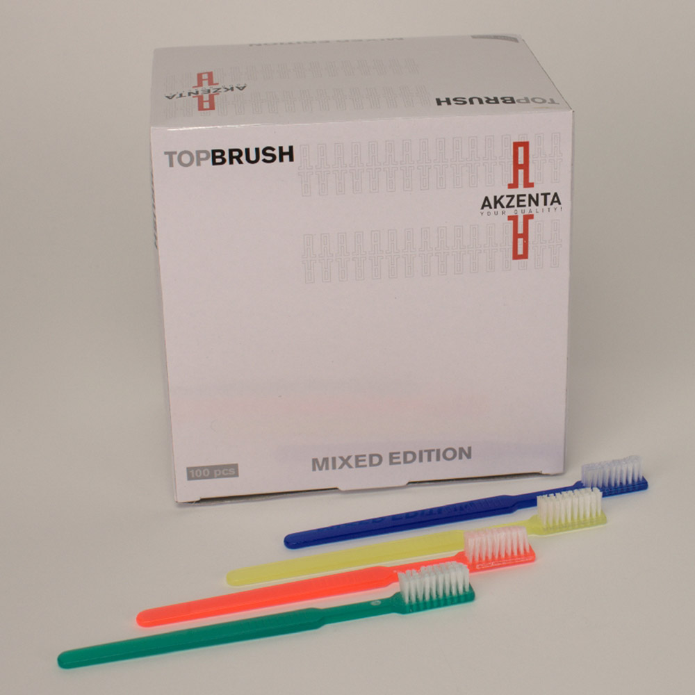 Engangstandbørster Magic, assorterede farver, 100 stk.