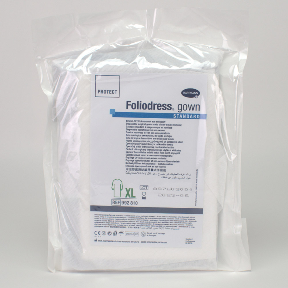 Foliodress Gown Protect Standard XL, 32 stk.