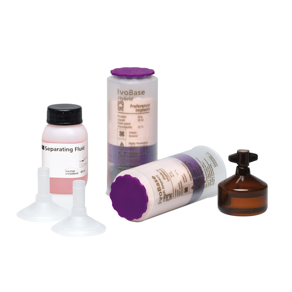 Ivobase Kit 20 Hybrid Implant pink-V, 20 stk.