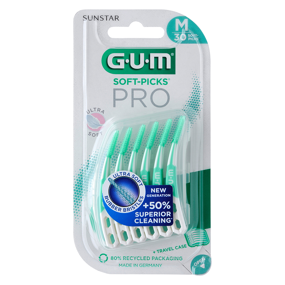 GUM SOFT-PICKS PRO M, 30 stk.